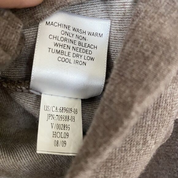 Banana Republic Brown Velour Track Suit Zip Up Hoodie Jacket Small Y2K - Picture 10 of 10